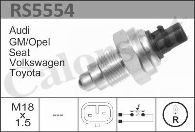 Calorstat by Vernet RS5554 — Przełącznik, światło cofania