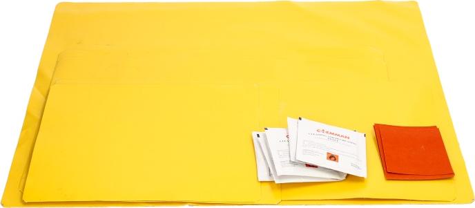 CargoParts CARGO-RK/YELLOW/SET - Zestaw naprawczy plandeki