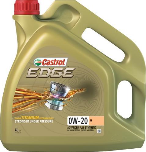 CASTROL 15B1B5 - OLEJ CASTROL 0W20 60L EDGE LL04 - API SQ - GF-7 - C5-C6 - 508.00 509.00 - BMW LL-17 FE - 229.72 - PORSCHE C20 - WSS-M2C956-A1