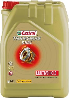 CASTROL 15EEFD - OLEJ CASTROL TRANSMAX DUAL MULTIVEHICLE 20L - DCT DSG - G 052 529 - G 052 182 - G 055 529