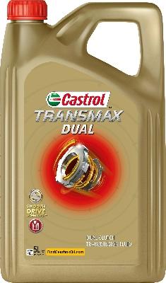 CASTROL 15F200 - OLEJ CASTROL TRANSMAX DUAL 5L - DCT DSG - G052 529 - VW G 052 182 - FORD WSS-M2C-936-A. - PRZEKŁADNIOWY