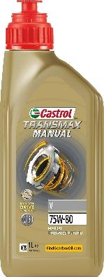 CASTROL 15F224 - OLEJ CASTROL 75W80 1L TRANSMAX MANUAL V - GL4 - TL 52 532 - G 052 171 - G 052 182