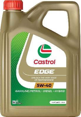 CASTROL 15F7D6 - OLEJ CASTROL 5W40 4L EDGE TITANIUM -SN-CF-C3- 229.31 229.51 226.5 - 505.00 505.01 - OV 040 1547-D40 - WSS-M2C917-A - RN0710 - 9.