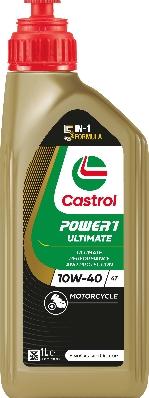 CASTROL 15FFA3 - OLEJ CASTROL 10W40 1L POWER1 ULTIMATE 4T - MOTOCYKLE