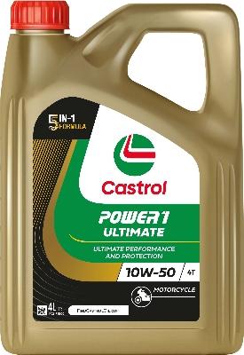 CASTROL 15FFAD - OLEJ CASTROL 10W50 4L POWER1 ULTIMATE 4T - MOTOCYKLE