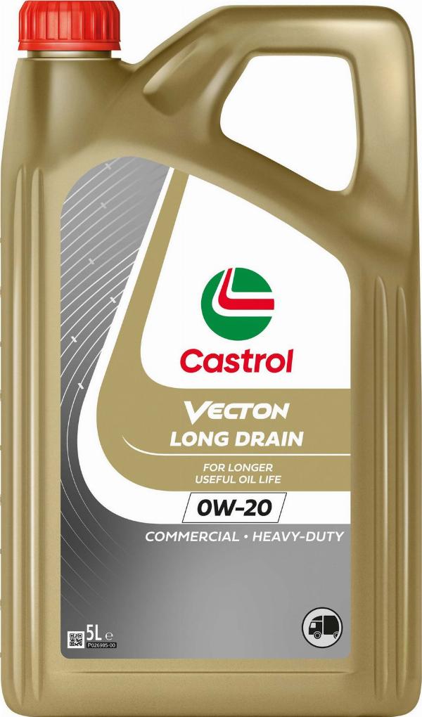 CASTROL 1619A1 - OLEJ CASTROL 0W20 5L VECTON LONG DRAIN