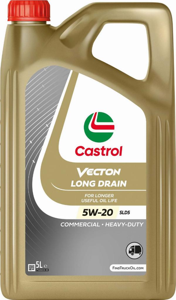 CASTROL 161A43 - OLEJ CASTROL 5W20 5L VECTON LD SLD5
