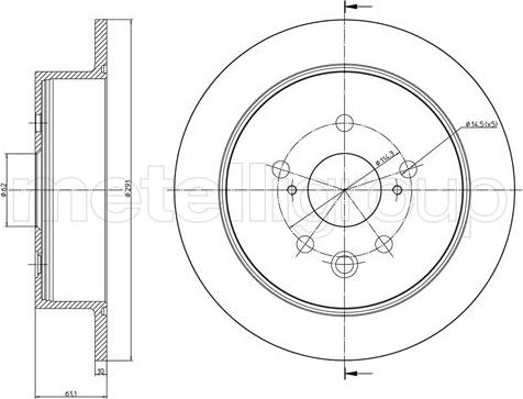 Blue Print ADT343209 - TARCZA HAM. LEXUS T. IS 05-