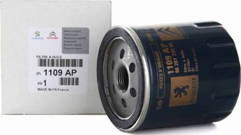 PSA 1109AP - FILTR OLEJU CITROEN 1.8 16V