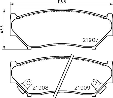 Maxgear 19-1376 - KLOCKI HAM. SUZUKI P. VITARA
