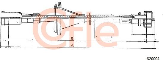 Cofle S20004 - LINKA LICZ.CORSA A 85-93 -750-