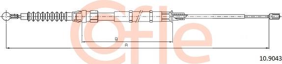 Cofle 10.9043 - HAM.RECZN.LINKA SKODA SUPERB 08-15 -LP
