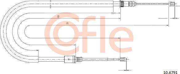 Cofle 10.6791 - HAM.RECZN.LINKA -T-LAGUNA 01- -LP-