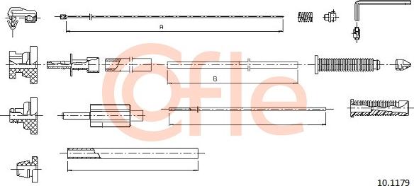 Cofle 10.1179 — Linka gazu