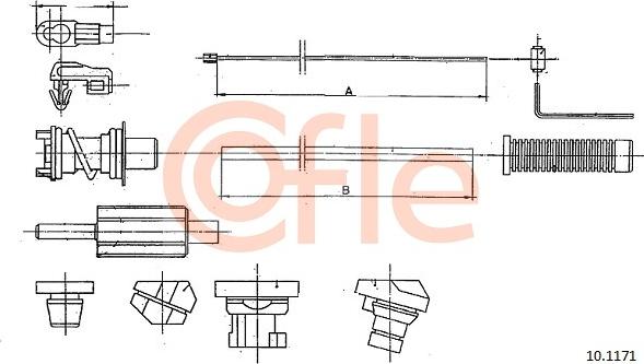 Cofle 10.1171 — Linka gazu