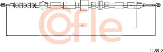 Cofle 11.5512 - HAM.RECZN.LINKA -T-MONDEO 00- -LP-KOMBI