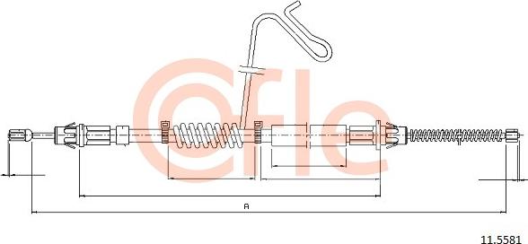 Cofle 11.5581 - HAM.RECZN.LINKA -T-TRANSIT 07- -P- -FWD-