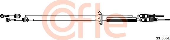 Cofle 11.3361 - CIEGNO ZMIANY BIEGOW DB SPRINTER 15-