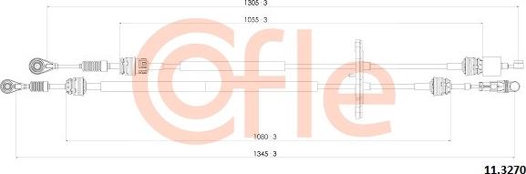 Cofle 11.3270 - CIEGNO ZMIANY BIEGOW FIORINO.QUBO 12-