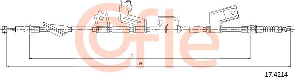 Cofle 17.4214 - HAM.RECZN.LINKA -T-CIVIC 01-06 -P-