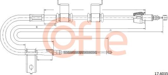 Cofle 17.6035 - HAM.RECZN.LINKA RIO II 05- -L-