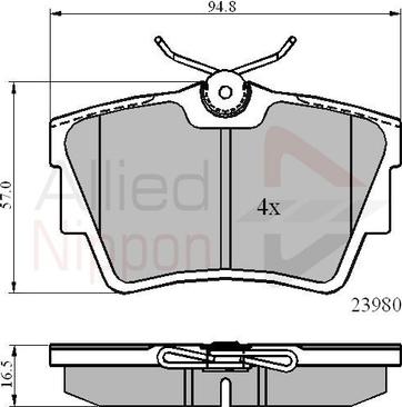 Blue Print ADN142119 - KLOCKI HAM. NISSAN T. PRIMASTAR 01-