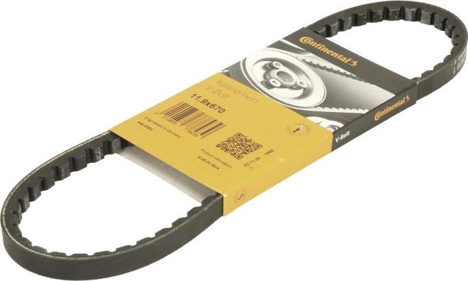 CONTINENTAL 11,9 X 670 - PASEK KLINOWY 11.9670