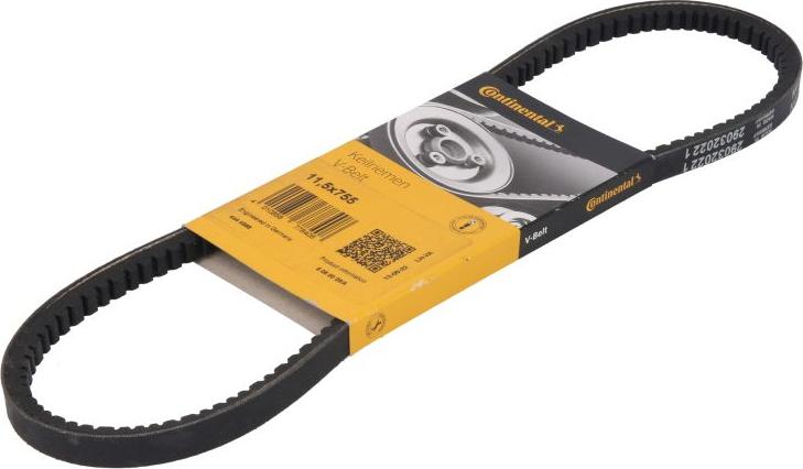 CONTINENTAL 11,5 X 755 - PASEK KLINOWY 11.5755