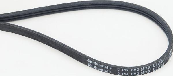 CONTINENTAL 3PK852 ELAST — Pasek klinowy wielorowkowy