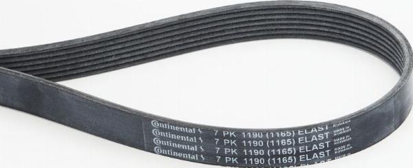 CONTINENTAL 7PK1190 ELAST — Pasek klinowy wielorowkowy