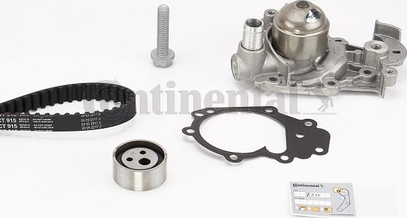 CONTINENTAL CT915WP2 — Pompa wodna + zestaw paska rozrządu