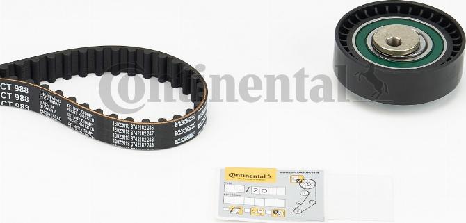 CONTINENTAL CT988K3 - ZESTAW ROZRZĄDU RENAULT KANGOO 1.6 96Z
