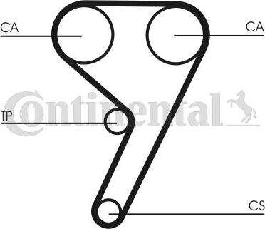 CONTINENTAL CT881K1 — Zestaw paska rozrządu