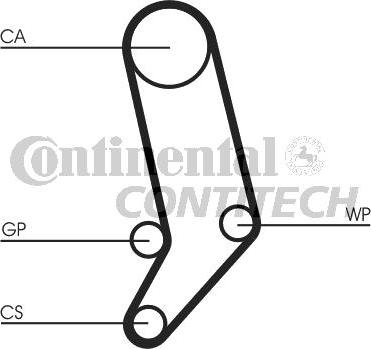 CONTINENTAL CT939K2 - ZESTAW ROZRZĄDU VW 2.5TDI