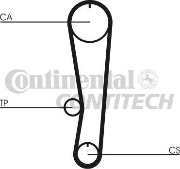 CONTINENTAL CT757 - PASEK ROZRZĄDU SUZUKI 1.6