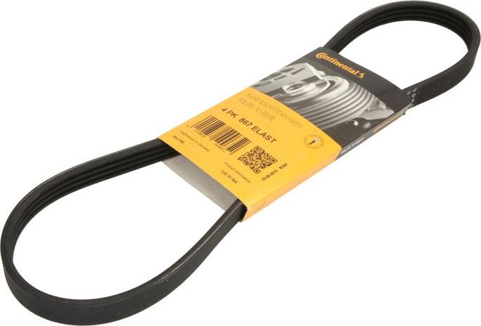 CONTINENTAL 4 PK 867 ELAST - PASEK WIELOROWKOWY 4PK867ELAST