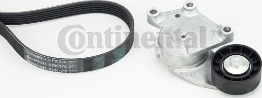 CONTINENTAL 6PK976K1 — Zestaw paska klinowego wielorowkowego