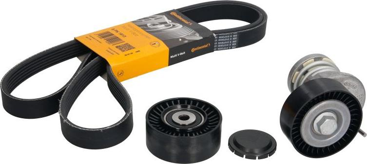 CONTINENTAL 6 PK 1613 K1 - ZESTAW PASKA WIELOROWK. VW 2.0TDI CRAFTER A4 B7