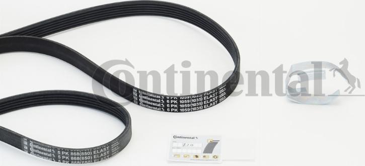 CONTINENTAL 6PK1059 ELAST T2 - PASEK WIELOROWKOWY 6PK1059T2