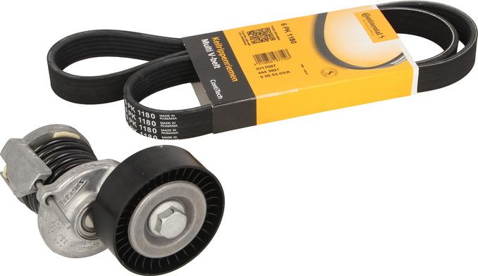 CONTINENTAL 6 PK 1180 K2 - ZESTAW PASKA WIELOROWK. VW 1.4-1.9 TDI
