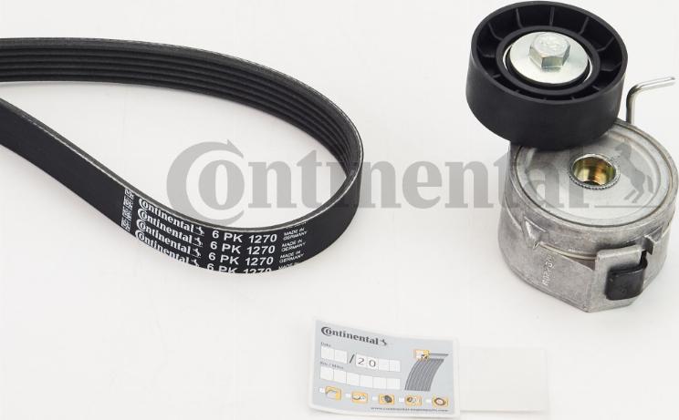 CONTINENTAL 6PK1270K1 — Zestaw paska klinowego wielorowkowego