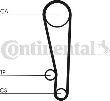 CONTINENTAL CT 1013 K2 — Zestaw paska rozrządu