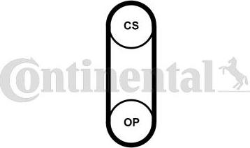 CONTINENTAL CT1243 — Pasek rozrządu