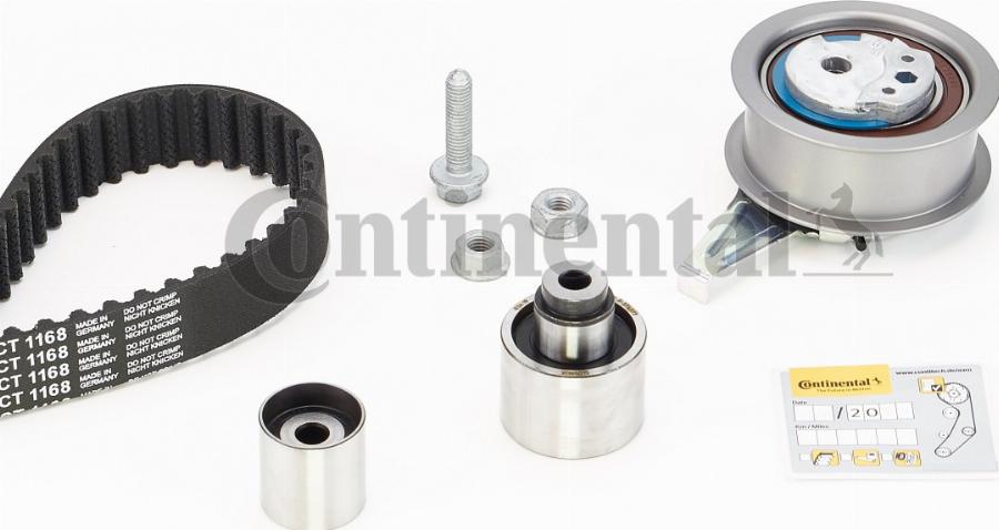 CONTINENTAL CT 1168 K1 - ZESTAW ROZRZĄDU VW 1.6TDI-2.0TDI AUDI-SEAT-SKODA 13-