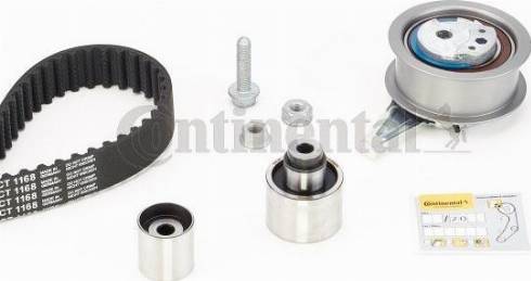 CONTINENTAL CT 1168 K1 - ZESTAW ROZRZĄDU VW 1.6TDI-2.0TDI AUDI-SEAT-SKODA 13-