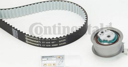 CONTINENTAL CT 1216 K1 — Zestaw paska rozrządu