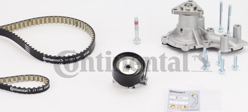 CONTINENTAL CT1211WP2PRO - ZESTAW ROZRZĄDU FORD 1.0 ECOBOOST ROZRZĄDPOMPA