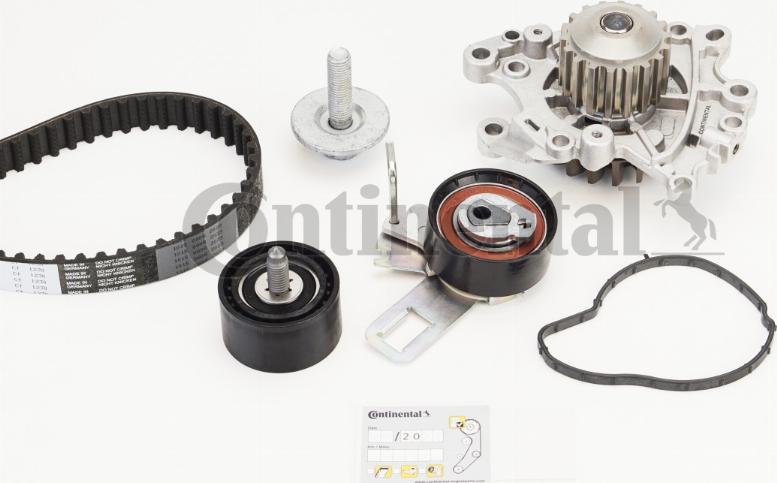CONTINENTAL CT1230WP1 — Pompa wodna + zestaw paska rozrządu