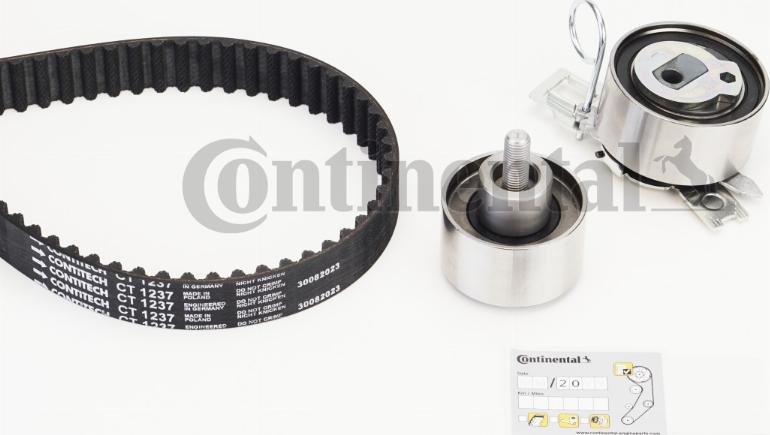 CONTINENTAL CT1237K1 — Zestaw paska rozrządu