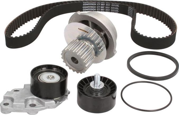 CONTINENTAL CT887WP1 — Pompa wodna + zestaw paska rozrządu